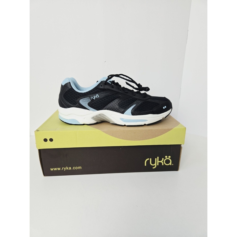 Ryka Womens Shoes NEW size 11W black blue athletic shoes 747344